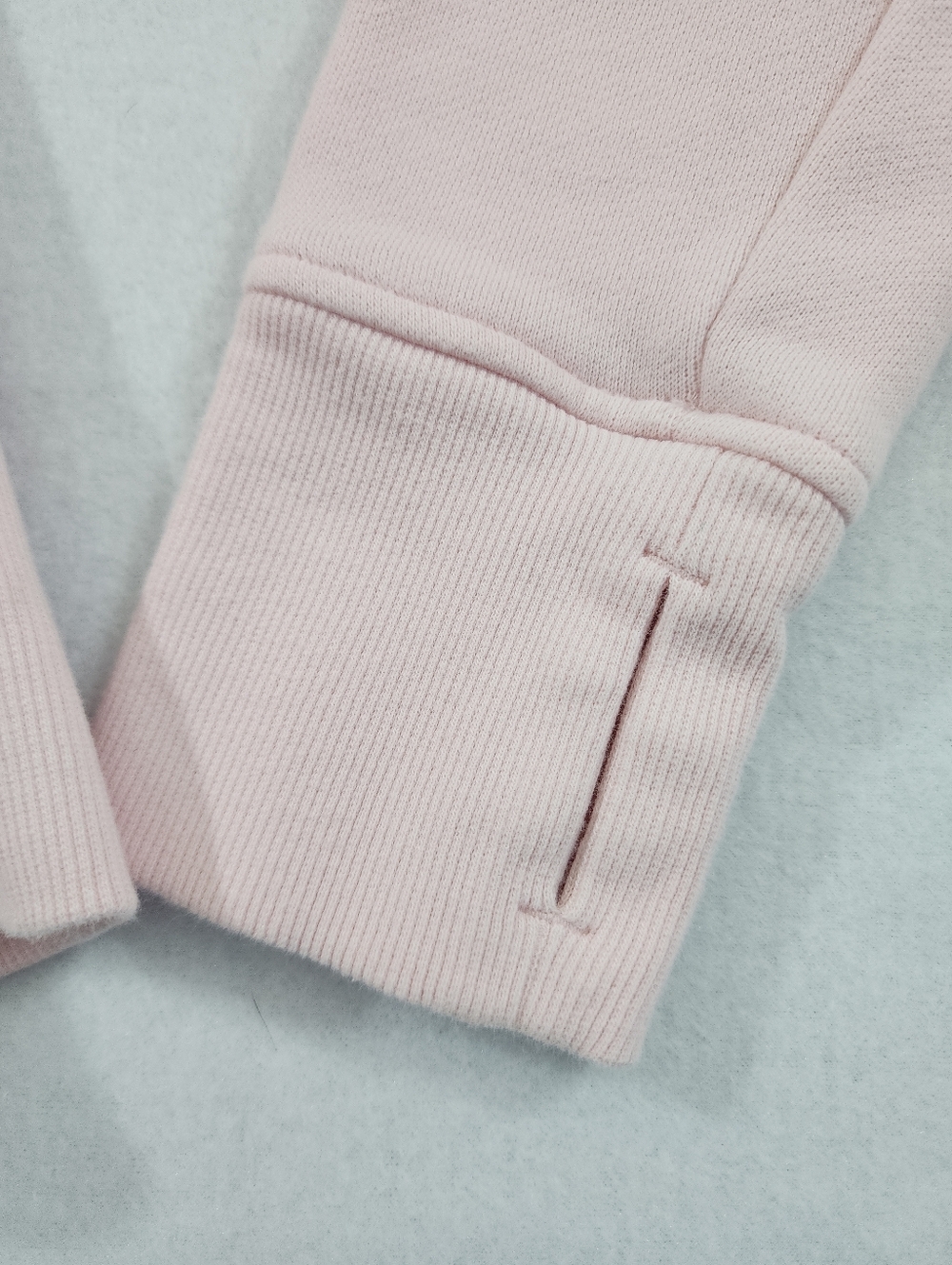 Lululemon Scuba Cropped Full Zip Hoodie Pink Gold Size 6 EUC. Worn Twice! - Picture 3 of 12